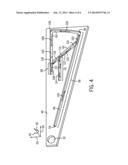 AUTOMATICALLY ENGAGING AND DISENGAGING HEADER LOCK ASSEMBLY diagram and image