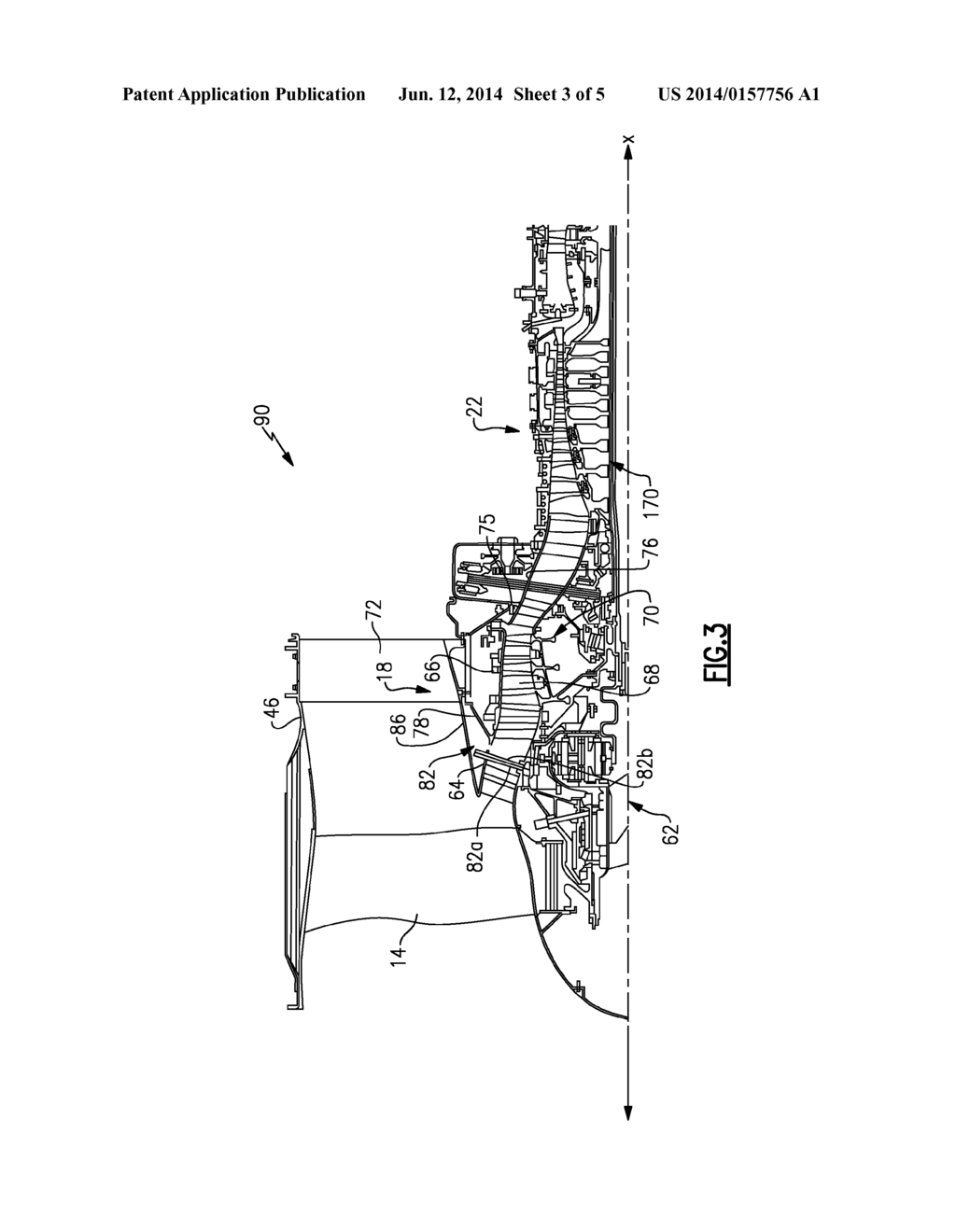 GAS TURBINE ENGINE COMPRESSOR ARRANGEMENT - diagram, schematic, and image 04