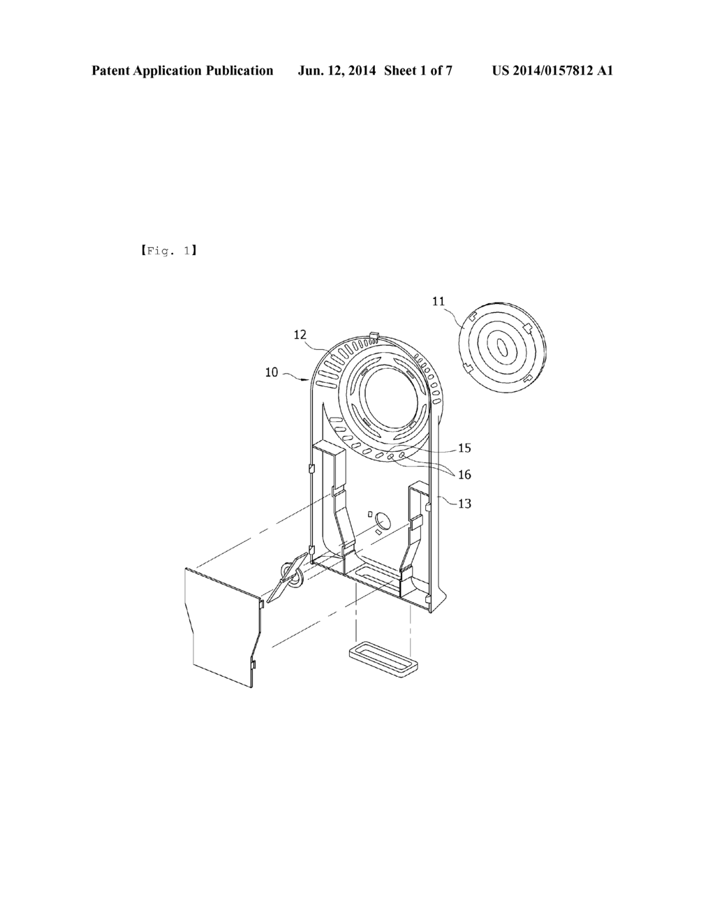 REFRIGERATOR HAVING CENTRIFUGAL FAN-DUCT ASSEMBLY - diagram, schematic, and image 02