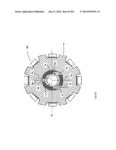 MOLDED ROTATABLE BASE FOR A POROUS PAD diagram and image