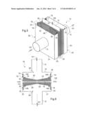 DEVICE FOR BLOWING GAS INTO A FACE OF TRAVELING STRIP MATERIAL diagram and image