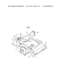 WORK VEHICLE WITH ENGINE MOUNTED REARWARDLY diagram and image