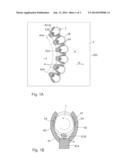 Device for sterilizing plastic parisons diagram and image