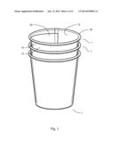 Stackable Container with Selectable Partitions diagram and image