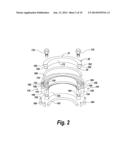 SELF ALIGNING SPLIT MECHANICAL SEAL EMPLOYING A SELECTIVELY ENGAGEABLE     AXIAL BIASING ASSEMBLY diagram and image