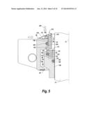 SELF ALIGNING SPLIT MECHANICAL SEAL EMPLOYING A SELECTIVELY ENGAGEABLE     AXIAL BIASING ASSEMBLY diagram and image