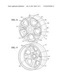 LIGHTWEIGHT AERODYNAMIC WHEEL ASSEMBLY diagram and image