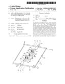 ADJUSTABLE RADIOFREQUENCY FILTER IN PLANAR TECHNOLOGY AND METHOD OF     ADJUSTING THE FILTER diagram and image