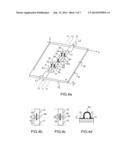 ADJUSTABLE RADIOFREQUENCY FILTER IN PLANAR TECHNOLOGY AND METHOD OF     ADJUSTING THE FILTER diagram and image