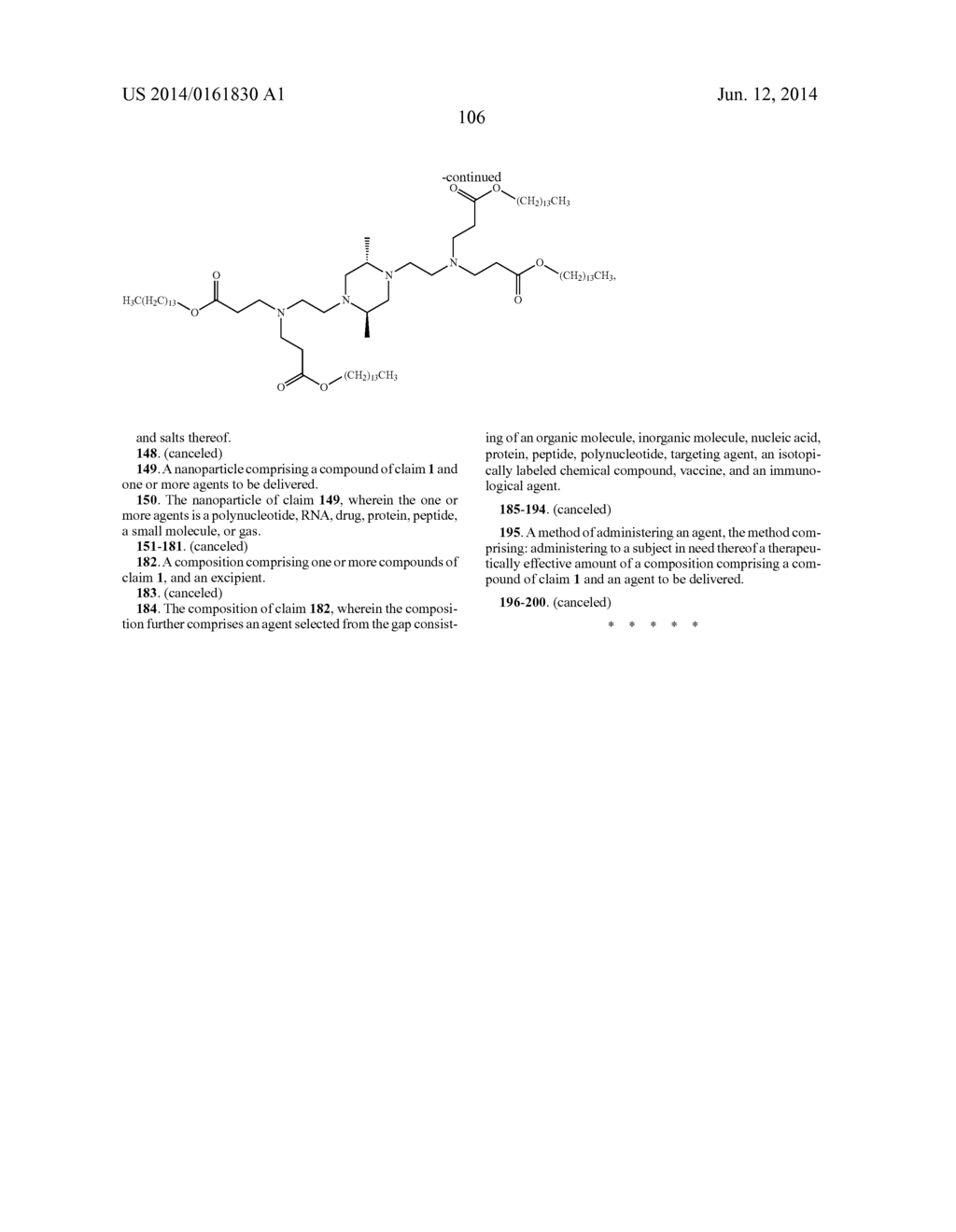 AMINE-CONTAINING LIPIDOIDS AND USES THEREOF - diagram, schematic, and image 137