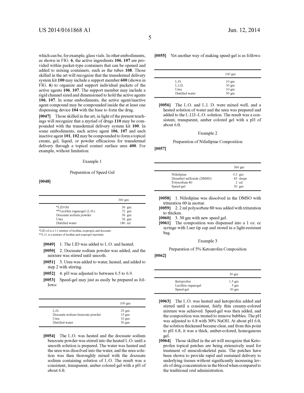 TRANSDERMAL DELIVERY SYSTEM KIT - diagram, schematic, and image 15