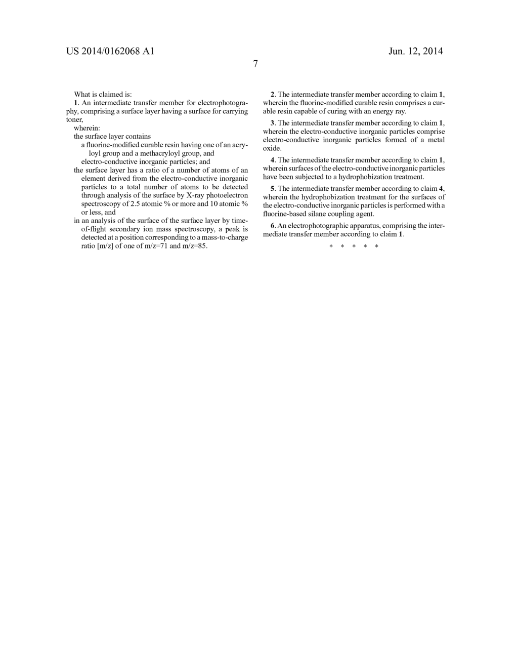 INTERMEDIATE TRANSFER MEMBER AND ELECTROPHOTOGRAPHIC APPARATUS - diagram, schematic, and image 10