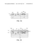 PRODUCTION METHOD FOR A SUSPENDED STRUCTURE COMPONENT AND A TRANSISTOR     CO-INTEGRATED ON A SAME SUBSTRATE diagram and image