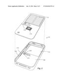 MOBILE DEVICE ACCESSORY HAVING A LOW POWER DRAIN ELECTRONIC DISPLAY diagram and image