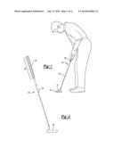 PUTTER WITH AN INTEGRAL GRIP diagram and image