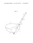 GOLF CLUB AND METHOD FOR ADJUSTING CHARACTERISTICS OF THE SAME diagram and image