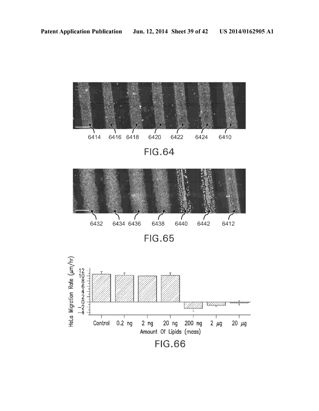 EVAPORATIVE EDGE LITHOGRAPHY OF A LIPOSOMAL DRUG MICROARRAY FOR CELL     MIGRATION ASSAYS - diagram, schematic, and image 40