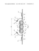 Absorbent Articles with Channels diagram and image