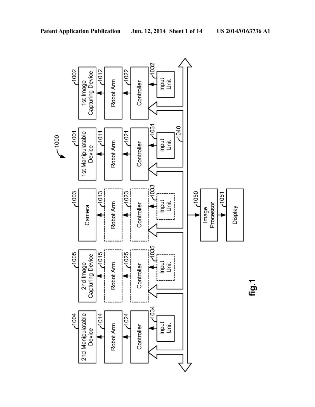 COLLISION AVOIDANCE DURING CONTROLLED MOVEMENT OF IMAGE CAPTURING DEVICE     AND MANIPULATABLE DEVICE MOVABLE ARMS - diagram, schematic, and image 02