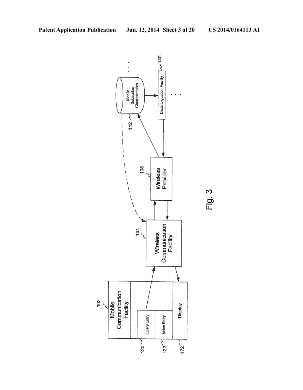 System For Targeting Advertising Content To A Plurality of Mobile     Communication Facilities - diagram, schematic, and image 04