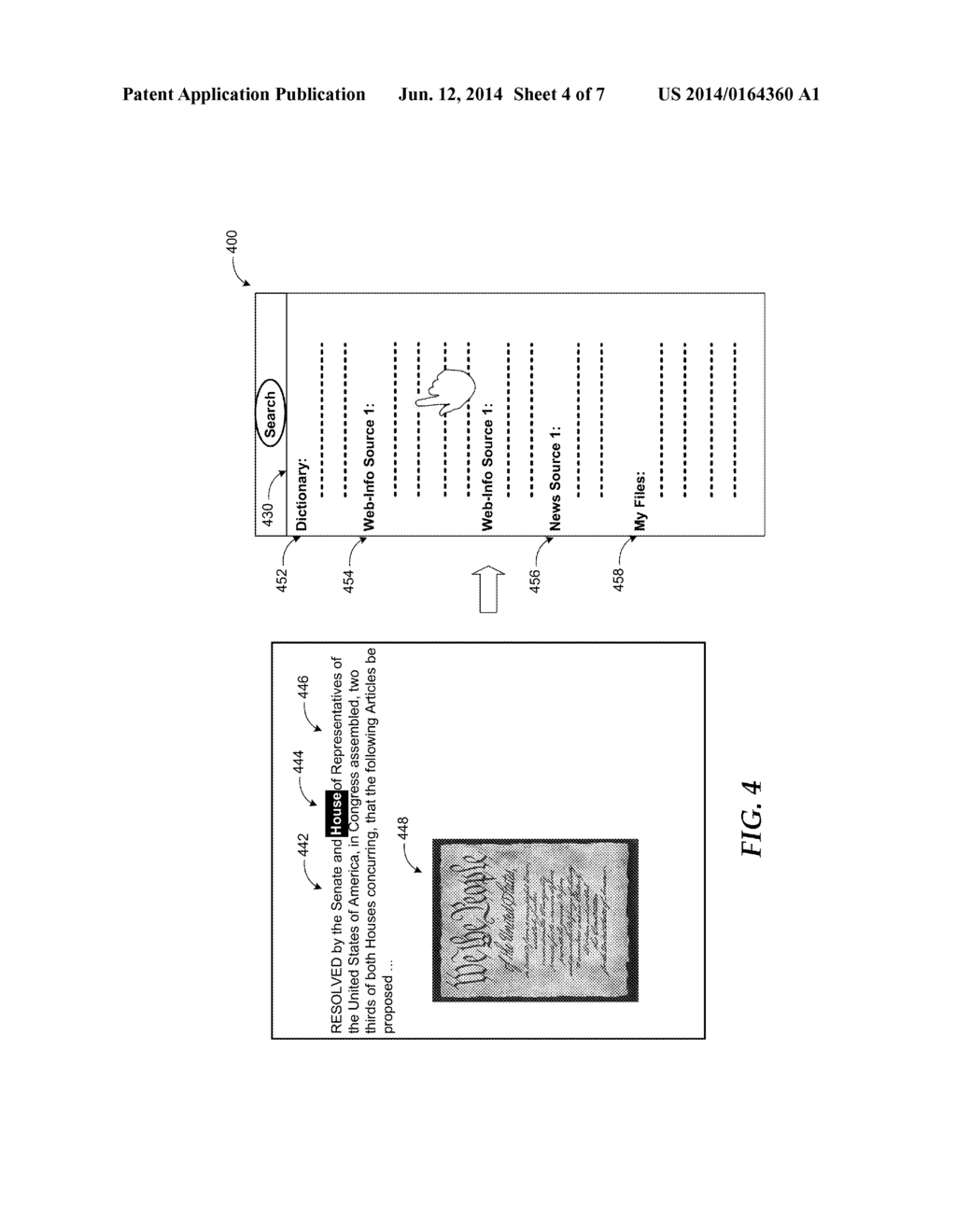 CONTEXT BASED LOOK-UP IN E-READERS - diagram, schematic, and image 05