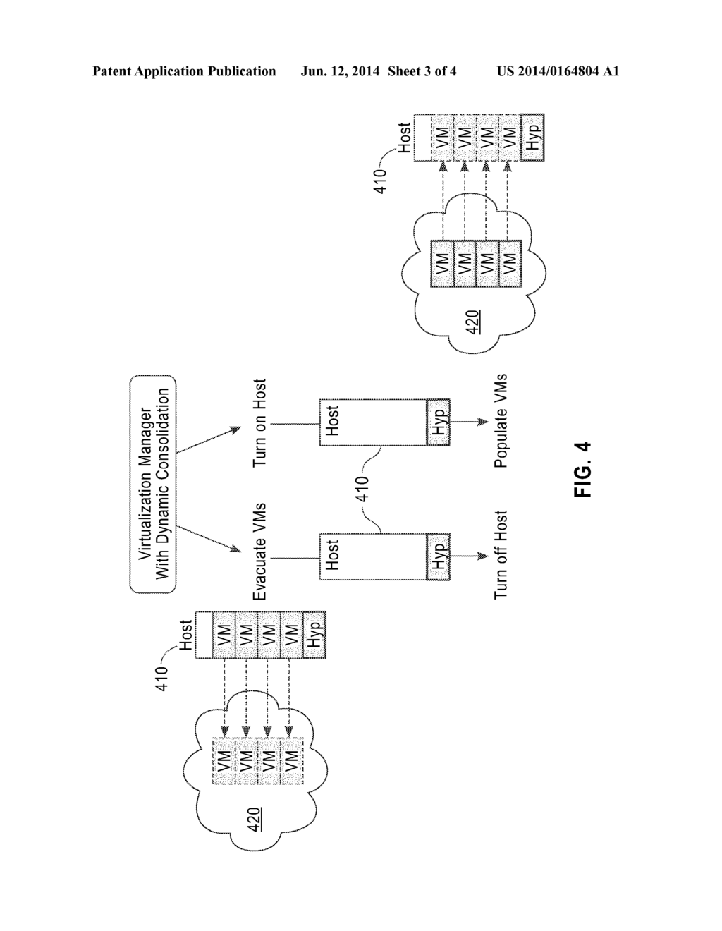 SYSTEM AND METHODS FOR DIMM-TARGETED POWER SAVING FOR HYPERVISOR SYSTEMS - diagram, schematic, and image 04