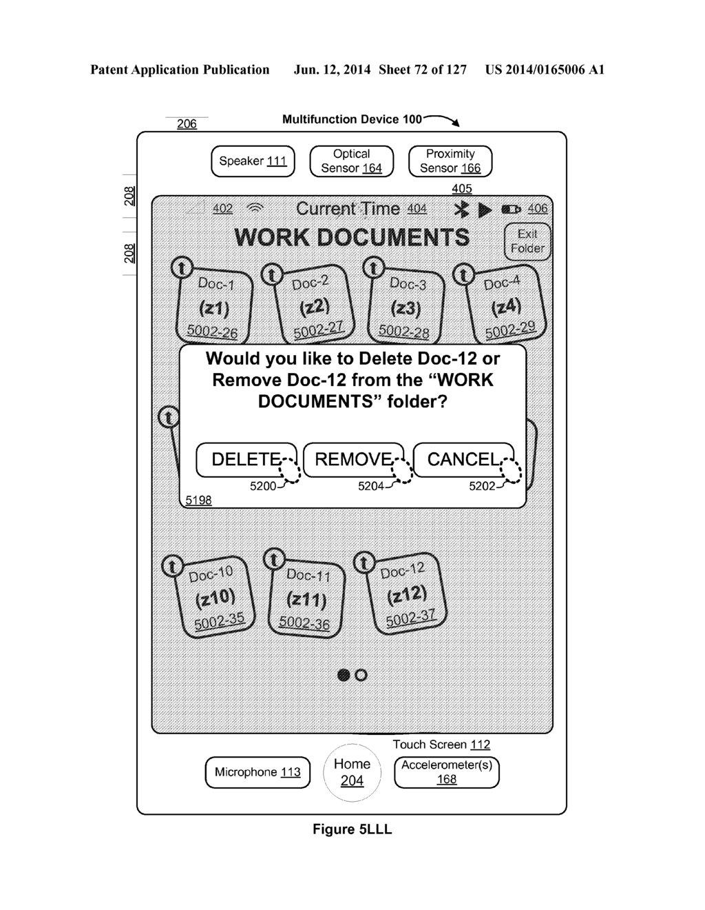 Device, Method, and Graphical User Interface for Managing Folders with     Multiple Pages - diagram, schematic, and image 73