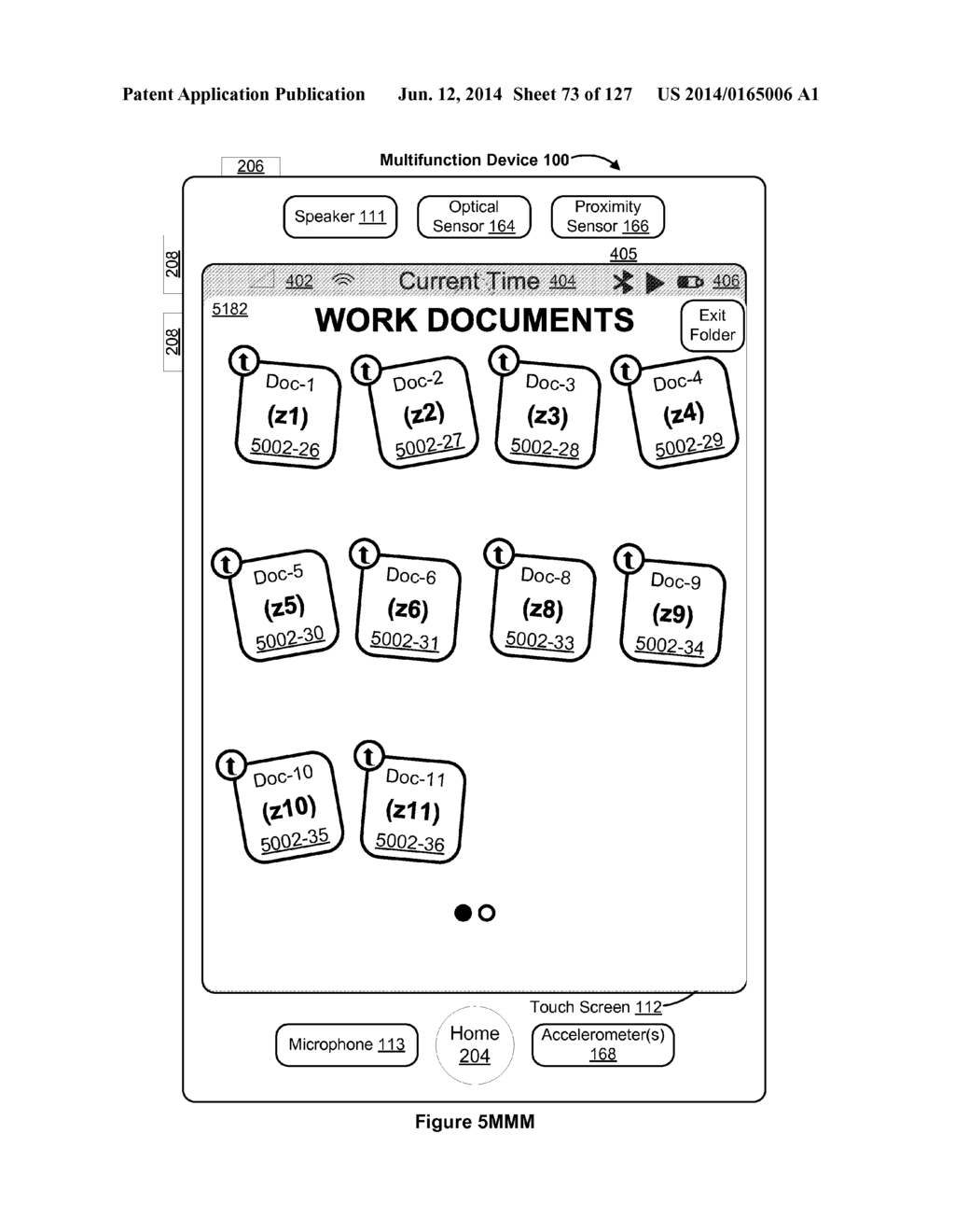 Device, Method, and Graphical User Interface for Managing Folders with     Multiple Pages - diagram, schematic, and image 74