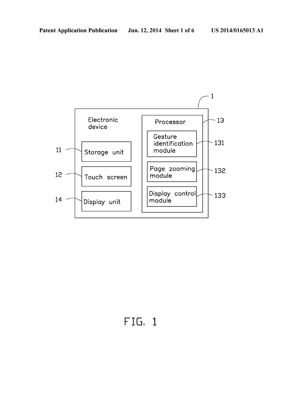 ELECTRONIC DEVICE AND PAGE ZOOMING METHOD THEREOF - diagram, schematic, and image 02