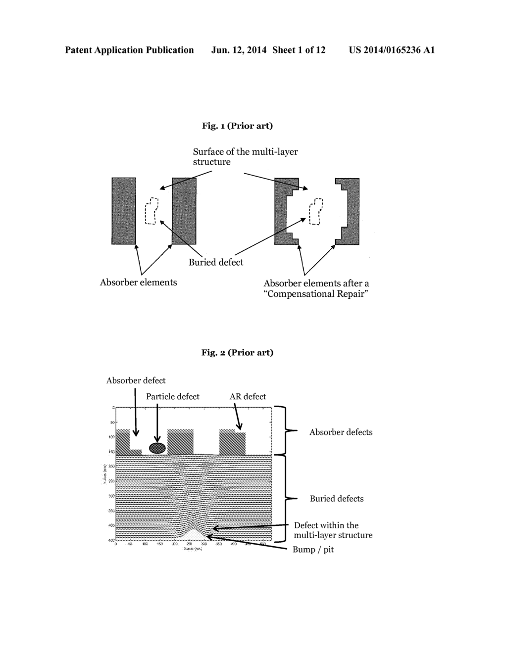 METHOD AND APPARATUS FOR ANALYZING AND FOR REMOVING A DEFECT OF AN EUV     PHOTOMASK - diagram, schematic, and image 02