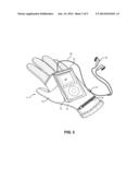 Glove-Mounted Electronic Device Retention Apparatus diagram and image