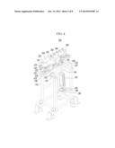 DEVICE FOR ALIGNING DOOR HINGE OF AUTOMATIC SYSTEM FOR MOUNTING DOOR HINGE     TO VEHICLE diagram and image