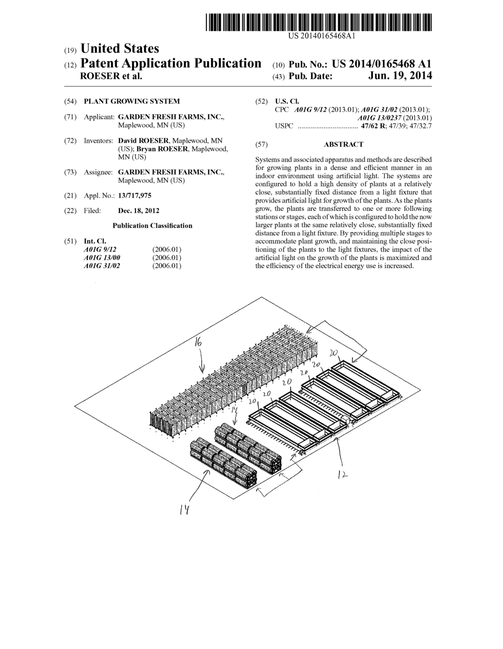 PLANT GROWING SYSTEM - diagram, schematic, and image 01