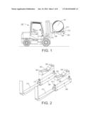 CRADLE RETAINER FOR MATERIAL HANDLING diagram and image