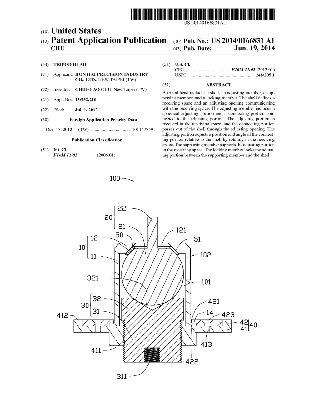 TRIPOD HEAD - diagram, schematic, and image 01