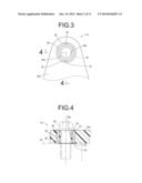 RESIN BRACKET AND BRACKETED VIBRATION DAMPING DEVICE EQUIPPED THEREWITH diagram and image