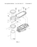 ADJUSTABLE HOLDER OF A HYDRAULIC BRAKE DEVICE FOR A BICYCLE diagram and image