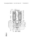 ELECTROMAGNETIC VALVE DEVICE FOR HIGH-PRESSURE FLUID diagram and image