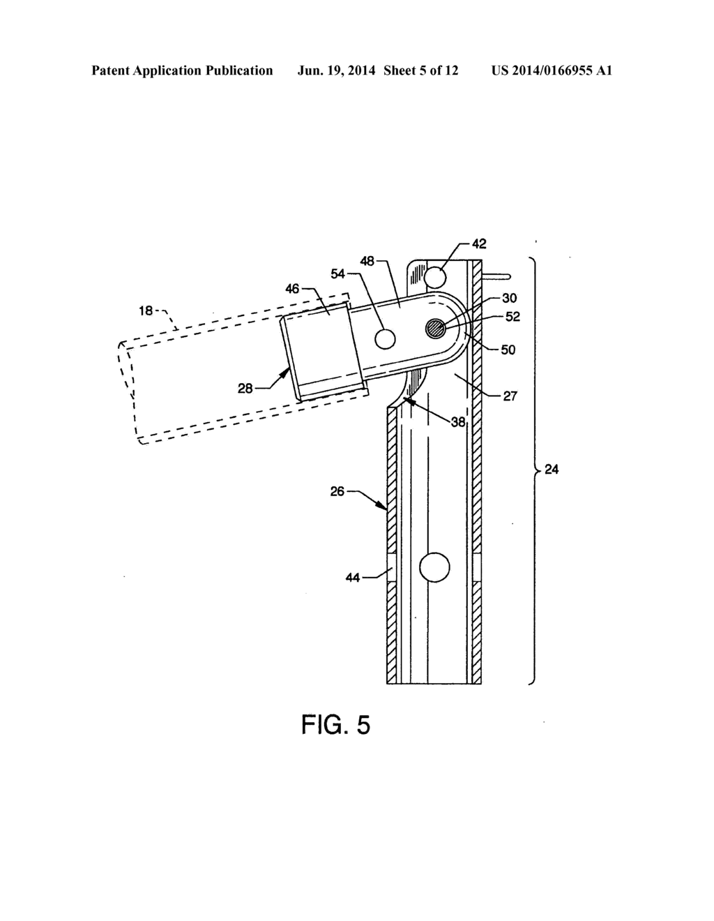 Collapsible safety rail system - diagram, schematic, and image 06