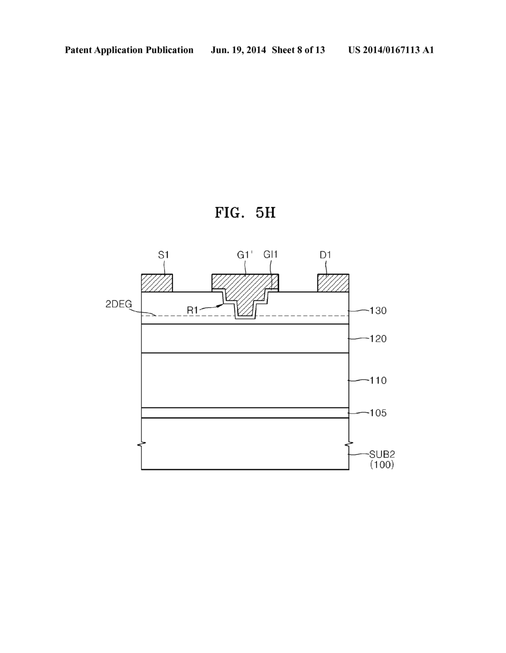 GALLIUM NITRIDE BASED SEMICONDUCTOR DEVICES AND METHODS OF MANUFACTURING     THE SAME - diagram, schematic, and image 09