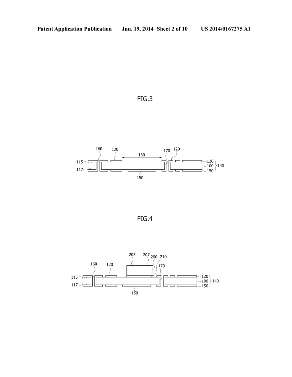 EMBEDDED PACKAGE AND METHOD OF MANUFACTURING THE SAME - diagram, schematic, and image 03