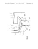 SECURE HERRINGBONE ARRANGEMENT FOR THE ARMREST OF A SEAT, SEAT AND TWO     SEAT ASSEMBLY PROVIDED WITH SUCH AN ARRANGEMENT diagram and image