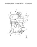 SECURE HERRINGBONE ARRANGEMENT FOR THE ARMREST OF A SEAT, SEAT AND TWO     SEAT ASSEMBLY PROVIDED WITH SUCH AN ARRANGEMENT diagram and image