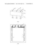 PROBE FRAME FOR ARRAY SUBSTRATE DETECTING APPARATUS AND DETECTING     APPARATUS HAVING THE SAME diagram and image