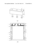 PROBE FRAME FOR ARRAY SUBSTRATE DETECTING APPARATUS AND DETECTING     APPARATUS HAVING THE SAME diagram and image