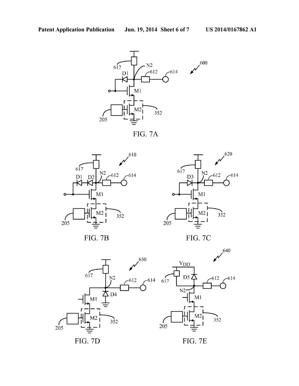 ELECTROSTATIC DISCHARGE PROTECTION OF AMPLIFIER CASCODE DEVICES - diagram, schematic, and image 07