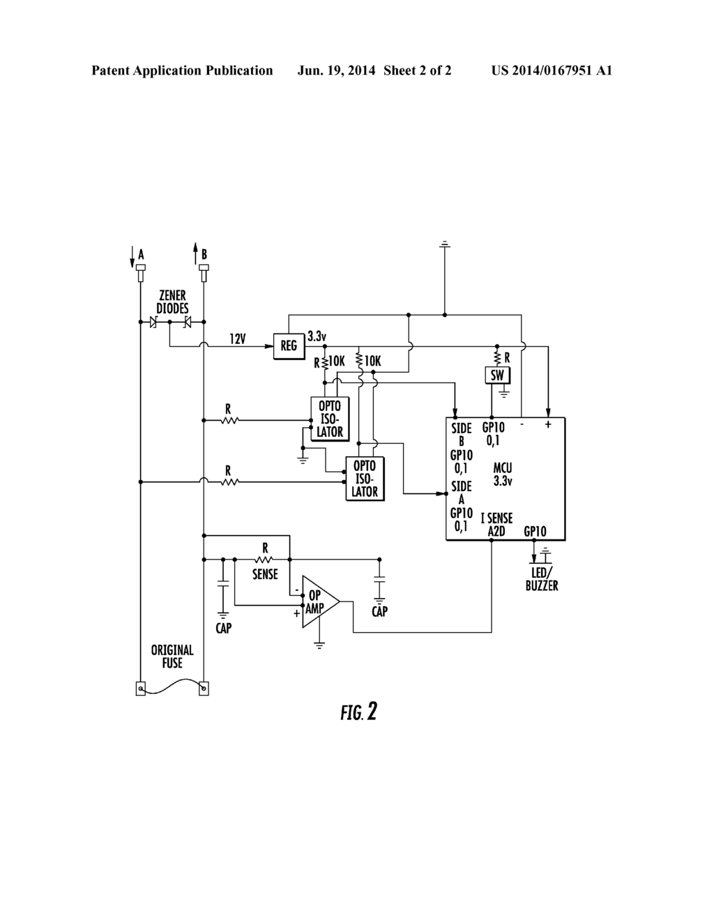 VEHICLE FUSE AND BRAKE LIGHT MONITOR - diagram, schematic, and image 03