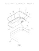 RADIATOR FRAME HAVING ANTENNA PATTERN EMBEDDED THEREIN, ELECTRONIC DEVICE     INCLUDING THE SAME, AND MOLD FOR MANUFACTURING THE SAME diagram and image