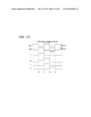 LIQUID CRYSTAL DISPLAY DEVICE AND METHOD FOR DRIVING AUXILIARY CAPACITANCE     LINES diagram and image