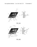 Synthesis of authenticable halftone images with non-luminescent halftones     illuminated by an adjustable luminescent emissive layer diagram and image